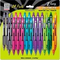 Zebra Pen Zebra Z-Grip Retractable Ballpoint Pen, Assorted Ink, Medium Point, 24/Pack 12271
